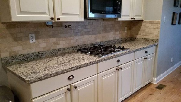 Tile backsplash