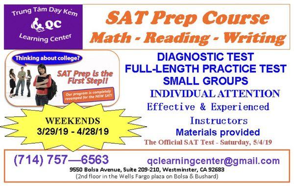 SAT class 3/29/19