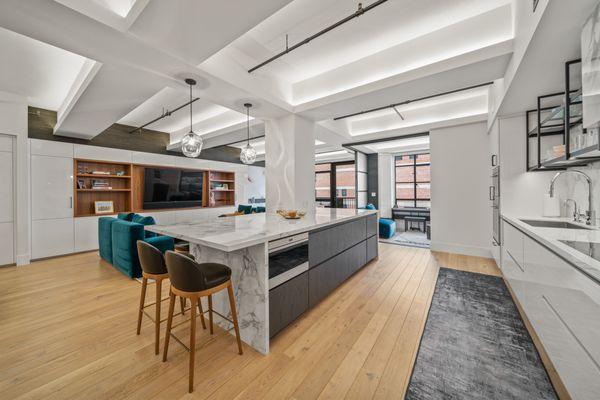 A loft remodeled like no other, this amazing 2 bed 2 bath plus den is for lease at the famed Eastern Columbia Lofts!