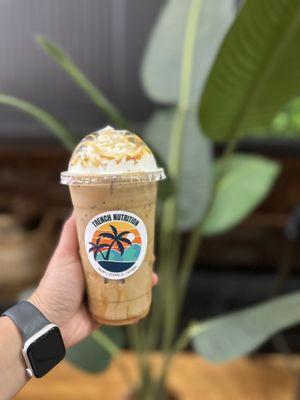 Protein Iced Coffee: Caramel Macchiato