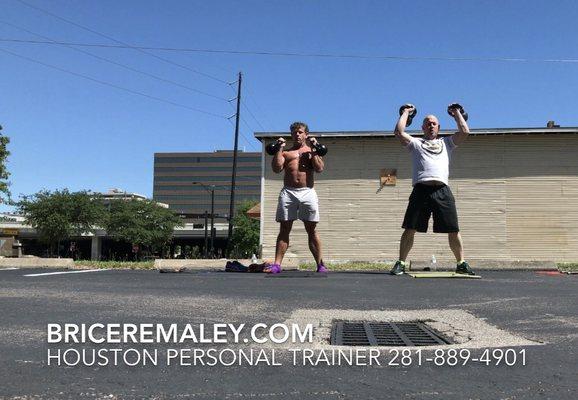 Kettlebells in the summertime