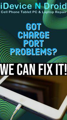 We can fix all those charging issues!!! 
Honest & reliable service! 
Most models repaired in house!