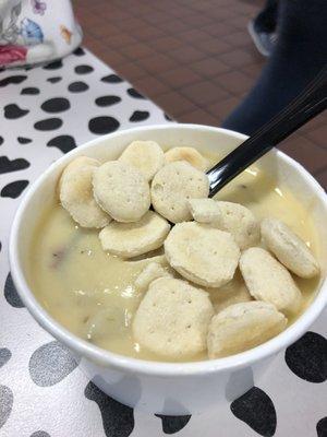 potato soup- yum!!