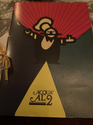 Menu cover