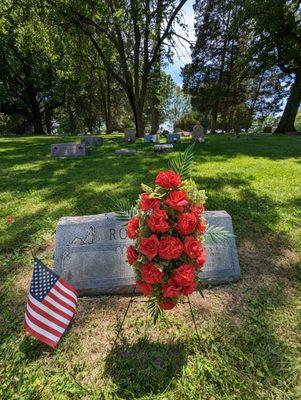 Zion is a perpetual care cemetery.