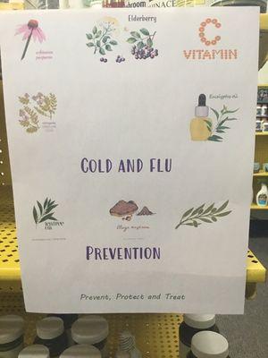 We have a whole section dedicated to cold and flu prevention