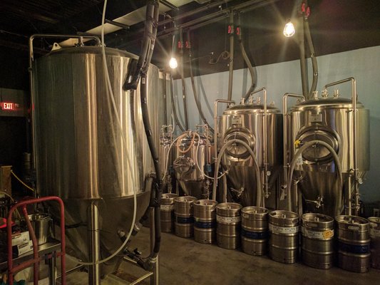 Stainless steel Beer fermenters from Escape brewing Co, Trinity, Tampa Bay