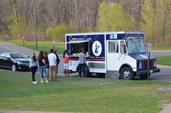 Crepe and Cake Gourmet Food Truck at Wayzata High School