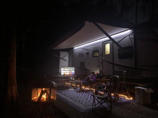 Fireplace Camper Rental 54