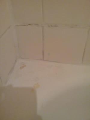 Paint peeling off and grout coming off