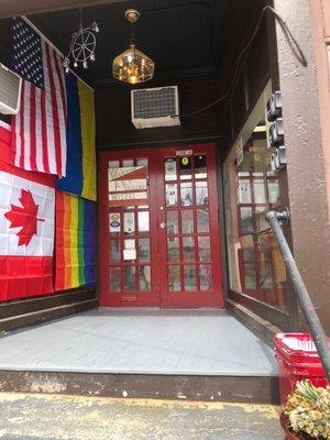 Main entrance to North Country Art Gallery &Hostel LLC Whitefield, NH