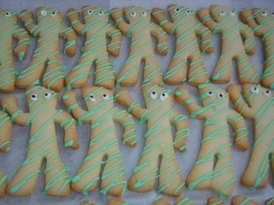 Gumby-Shaped Shortbread Cookies!!