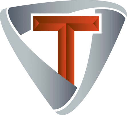 The triangle encompassing the "Super T" is symbolic of the symbiotic relationship between Talmadge, our client and the candidate.