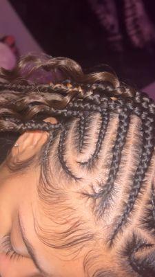 free style tribal braids