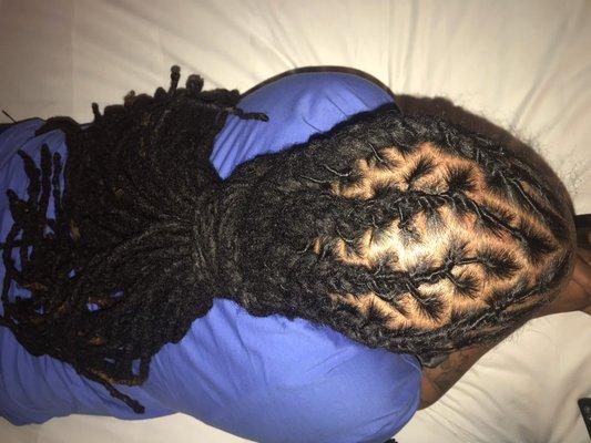 Locs done by Rebeka