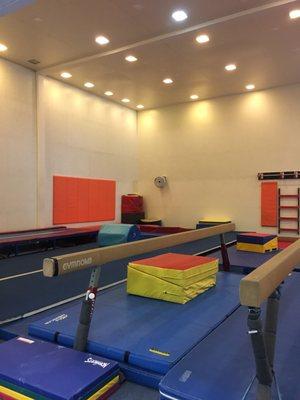 One section of the gymnastic room