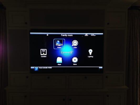 Control4 Home theater installation in Greenwich CT.