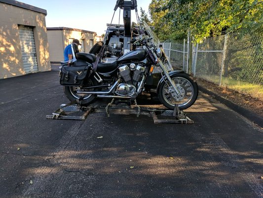 Double J Towing & Transport in Lanham, Maryland  (240) 286-1494 http://doublejtowing.com/ - Motorcycle towing