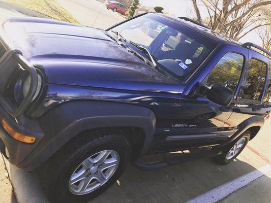 I don't know that my Jeep as ever been THIS clean!