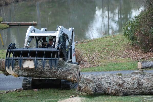 Skid steer removal