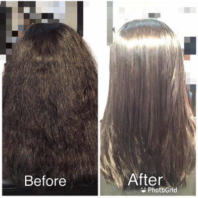 Thermal reconditioning(straight perm) by milbon