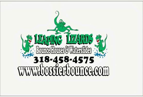 Bounce Houses & Inflatable Slides.. checkout bossierbounce.com or call (318) 458-4575.