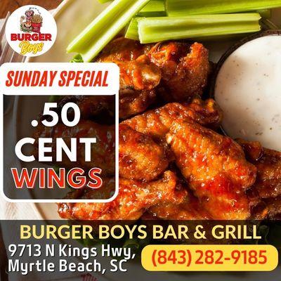 Sunday wing special