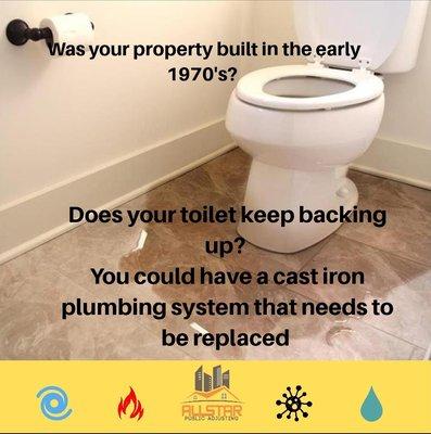 If your house was built in the 1970"s and you are having back ups you may have broken castiron pipes  that need to be replaced