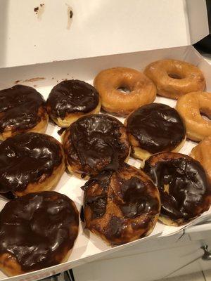 VERY messy doughnuts- very unhappy.