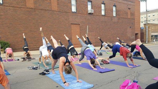 YCB Street Yoga!