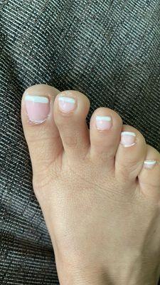 What kind of French pedicure is this?