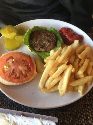 Terrible "Burger". Was barely even a slider size.