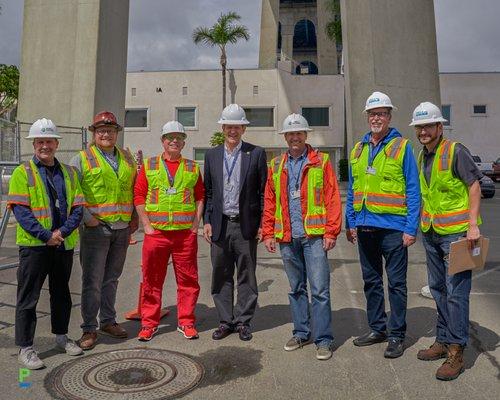 San Diego Coronado Bridge Lighting Test Team