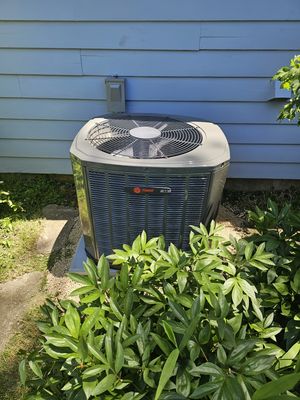 Trane 2 ton installation.