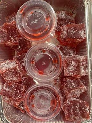 Boozy gummies