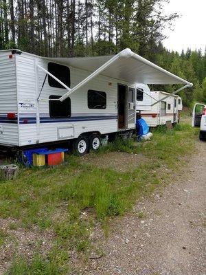 Upgraded to an electric awning