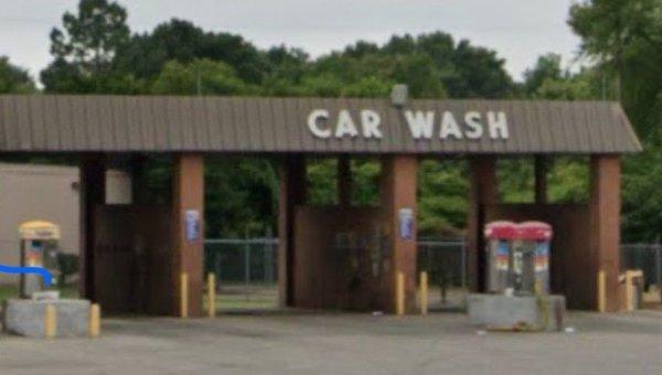 view of some of the facility's self-cleaning wash bays