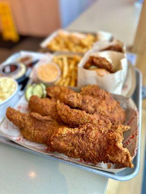 Massive and crispy tenders