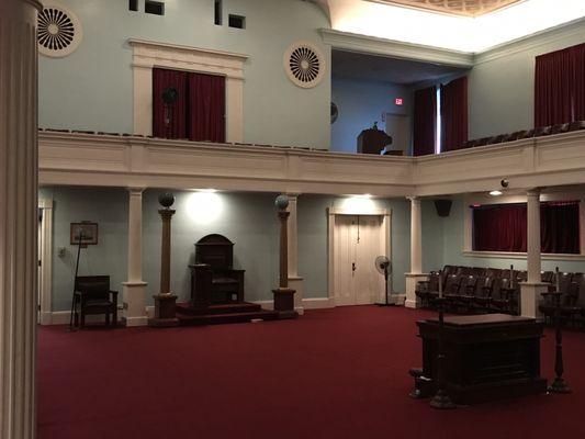 Lodge Room looking to the West.