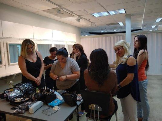 Cosmetology class is in session!