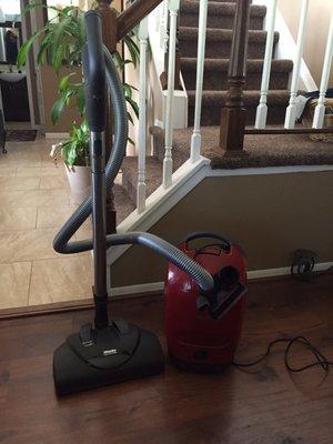 We love our new Miele and Banks Vacuum!!