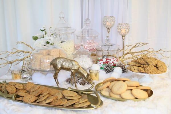 Winter Wonderland Dessert station