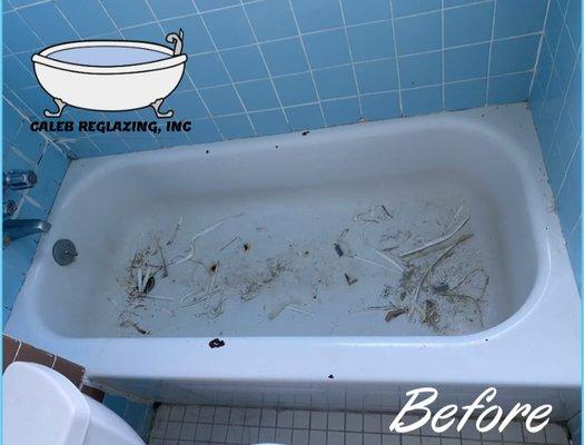 Bathtub reglaze