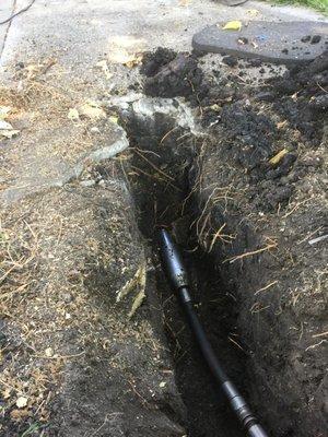 Water trenchless