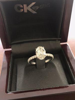 2ct Oval Diamond ring