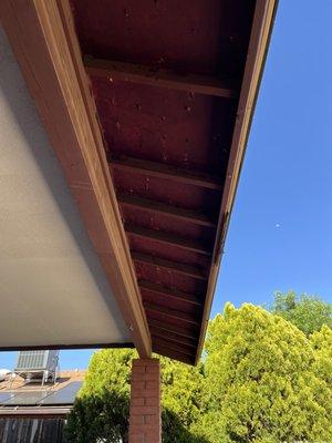 Front yard Soffit (alternate angle)