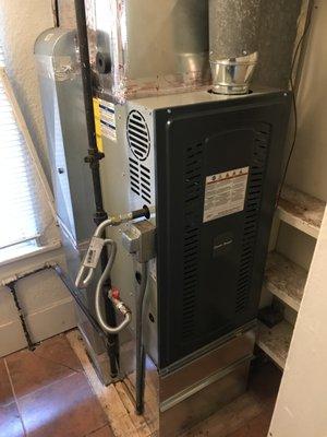 Furnace installation