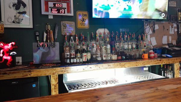 Back of bar