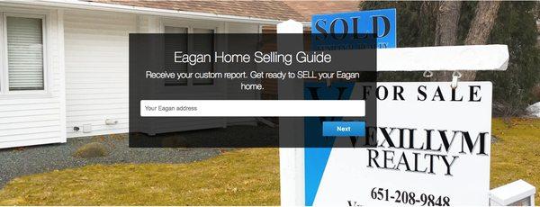 SELLING GUIDE -- HOMEOWNER GUIDE TO SELLING -- EAGAN Vexillum Realty Mark Westpfahl 651.208.9848