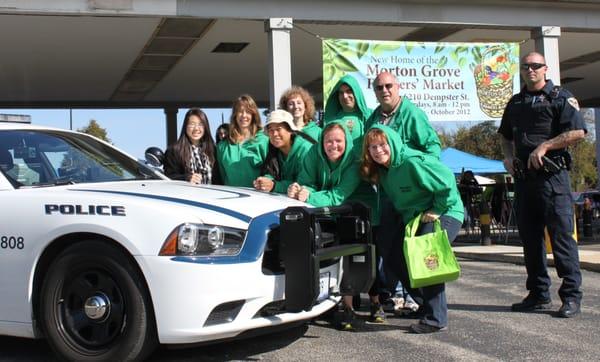 Market managers and volunteers